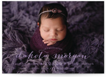 chic baby Birth Announcements