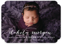 chic baby Birth Announcements