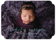 chic baby Birth Announcements