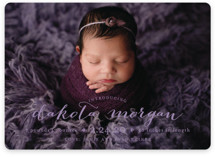 chic baby Birth Announcements