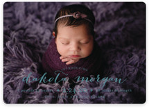 chic baby Birth Announcements