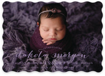 chic baby Birth Announcements