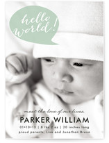 Baby Talk Birth Announcements