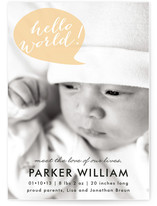 Baby Talk Birth Announcements