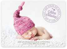 Stolen Our Hearts and Most of Our Sleep Birth Announcements