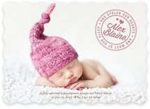 Stolen Our Hearts and Most of Our Sleep Birth Announcements