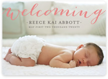 Welcoming Birth Announcements