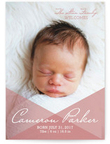 Overlay Love Birth Announcements