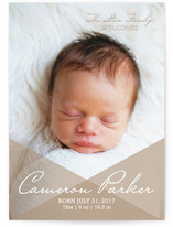 Overlay Love Birth Announcements
