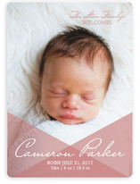 Overlay Love Birth Announcements