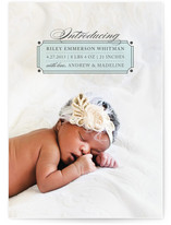 Classic Label Birth Announcements