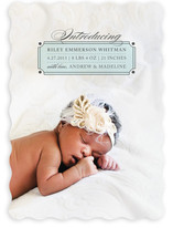 Classic Label Birth Announcements