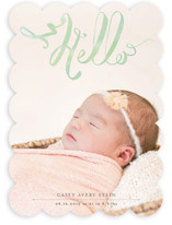 Hello Baby Birth Announcements