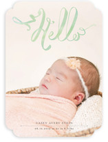 Hello Baby Birth Announcements