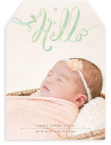 Hello Baby Birth Announcements