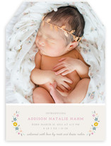 Serafina Floral Birth Announcements