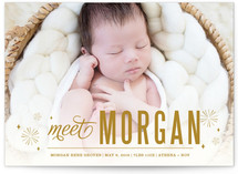 Bursting with Joy Birth Announcements