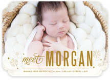 Bursting with Joy Birth Announcements