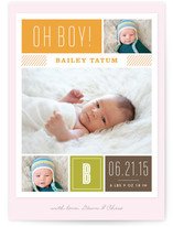 Modern Album Birth Announcements