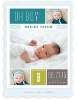 Modern Album Birth Announcements