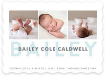 Bold Name Birth Announcements