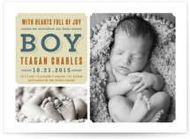 Full of Joy Birth Announcements
