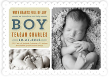Full of Joy Birth Announcements