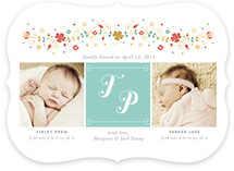 Folk Initial Birth Announcements