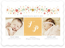 Folk Initial Birth Announcements