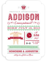 Baby Infographic Birth Announcements