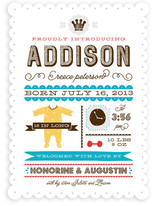 Baby Infographic Birth Announcements