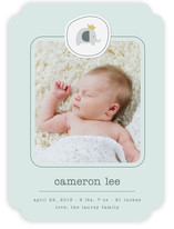 Elephant Shoes Birth Announcements