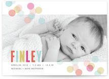 Confetti Birth Announcements