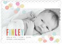 Confetti Birth Announcements
