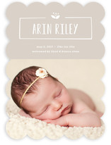 Nameplate Birth Announcements