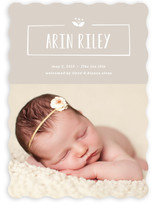 Nameplate Birth Announcements
