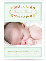 Stars and Butterflies Birth Announcements