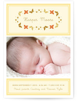 Stars and Butterflies Birth Announcements