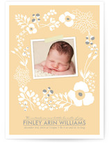 Amelia Floral Birth Announcements