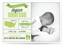 Introduced by Infographic Birth Announcements