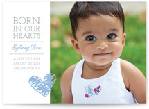 Born in Our Hearts Birth Announcements
