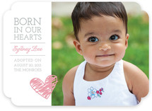 Born in Our Hearts Birth Announcements