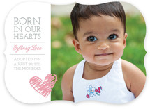 Born in Our Hearts Birth Announcements