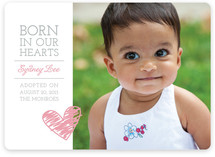 Born in Our Hearts Birth Announcements