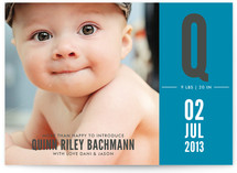 My First Initial Birth Announcements