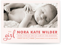 Little Hello Birth Announcements