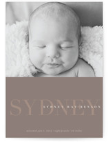 Uptown Birth Announcements