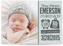 Weights and Measures Birth Announcements