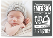 Weights and Measures Birth Announcements