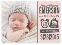 Weights and Measures Birth Announcements